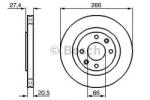Bosch Disc frana PEUGEOT 206 Hatchback (2A/C) (1998 - 2016) BOSCH 0 986 479 B27