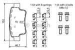 Bosch Set placute frana, frana disc FIAT GRANDE PUNTO (199) (2005 - 2016) BOSCH 0 986 494 222