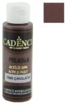 CADENCE Premium akril festék, 70 ml, csokibarna