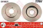 TRW Disc frana HONDA JAZZ III (GE) (2007 - 2013) TRW DF4825