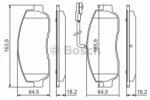 Bosch Set placute frana, frana disc RENAULT MASTER III caroserie (FV) (2010 - 2016) BOSCH 0 986 494 498