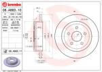 BREMBO Disc frana JEEP GRAND CHEROKEE III (WH, WK) (2005 - 2010) BREMBO 08. A863.11