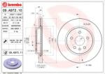 BREMBO Disc frana OPEL INSIGNIA Limuzina (2008 - 2016) BREMBO 09. A972.11