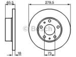 Bosch Disc frana PEUGEOT BOXER bus (230P) (1994 - 2002) BOSCH 0 986 478 843