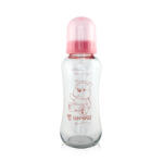 Baby Care Стъклено шише Lorelli - 240 ml, Blush Pink (10200620003)