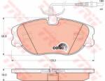 TRW Set placute frana, frana disc FIAT SCUDO combinato (220P) (1996 - 2006) TRW GDB1148