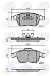 COMLINE Set placute frana, frana disc RENAULT MEGANE III Hatchback (BZ0) (2008 - 2016) COMLINE CBP02001