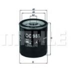 Mahle Original Filtru ulei SAAB 9-5 (YS3E) (1997 - 2009) MAHLE ORIGINAL OC 981