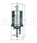 Mahle Original Filtru combustibil SKODA FABIA I (6Y2) (1999 - 2008) MAHLE ORIGINAL KL 156/3
