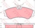 TRW Set placute frana, frana disc VW TRANSPORTER IV caroserie (70XA) (1990 - 2003) TRW GDB862