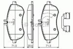 Bosch Set placute frana, frana disc MERCEDES C-CLASS T-Model (S204) (2007 - 2014) BOSCH 0 986 494 667