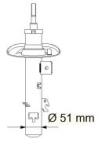 KYB Amortizor PEUGEOT 207 (WA, WC) (2006 - 2016) KYB 339707