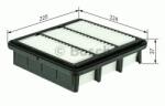 Bosch Filtru aer MITSUBISHI PAJERO II (V3_W, V2_W, V4_W) (1990 - 1999) BOSCH 1 457 433 965