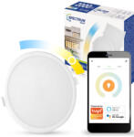 Spectrum SMART Kerek LED panel süllyesztett 22W CCT ALGINE SPECTRUM Smart TUYA WiFi szabályozható (WOJSMA0115)