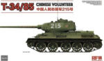 Rye Field Model T-34/85 No. 183 Factory Chinese Volunteer 1: 35 (5059)