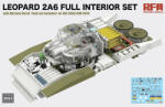 Rye Field Model Leopard 2A6 Full Interior Set with Ukraine Decal for RFM-5065/76 (Tank Not included) 1: 35 (5093)