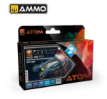 AMMO by MIG Jimenez AMMO ATOM Gravity Set 2 - Blue (ATOM-20805)