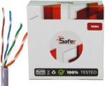Safer Cablu de retea UTP, Cat5e, CCA, 100 metri, Safer, SAF-CAT5EUN922I-U-100M-CCA (SAF-CAT5EUN922I-U-100M-CCA)