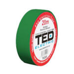 TED Banda electroizolatoare DZ086066, 20 m x 19 mm, verde, TED (DZ086066)