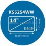 KENSINGTON Monitorszűrő (MagProT magnetic privacy filter 14" 16: 10 Laptop) (KENSINGTON_K55254WW) (KENSINGTON_K55254WW)