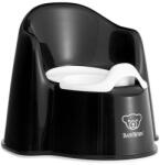 BabyBjörn Olita cu protectie spate Potty Chair Black/White, BabyBjorn (055256A) Olita