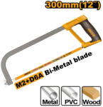 INGCO Fémfűrész keret 300 mm bimetál lappal (pbhhfs3068)