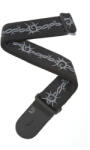 D'addario 50F04 szövött gitár pánt, Barbed Wire