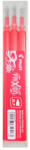 Pilot Rezerva roller Pilot Frixion Ball/Clicker, 0.7 mm, rosu, 3 bucati/set (PBLS-FR7R-S3)