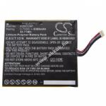 VHBW Helyettesítő akku Acer One 10 S1002 típus 4260124P 8300mAh
