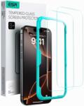 ESR edzett üveg 2 darabos készlet iPhone 16 Plus üvegfólia, átlátszó