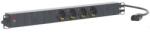 AEG Разклонител AEG PDU 6000, 19" рак гнезда, алуминиев корпус, 4 x C13 / 10 A стату (6000007123)