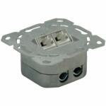 Roline Розетка Roline 25.99. 8490, за стенен монтаж, 2x RJ-45(ж), STP, Cat. 6А (25.99.8491)