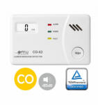 OMU System CO-X2 szén-monoxid érzékelő, vészjelző LCD kijelzővel 7 év várható érzékelő élettartam