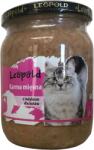 Leopold Leopold hústáp pulykával macskáknak 6x500g (Jar)