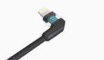 PGYTECH USB-C - Lightning Kábel 0.3 - 5 m, Fekete/Piros