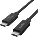 Belkin Connect USB-C Apa - USB-C Apa 4.0 Adat és Töltő Kábel - 2 m, Fekete (INZ004BT2MBK)