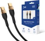 3mk Protection 3 mk Hyper USB-C Apa - USB-C Apa 2.0 Adat és Töltő Kábel - 2 m, Fekete (142082)