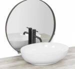 Rea Carola Slim pultra ültethető kerámia mosdótál 51, 5x39 cm, fehér REA-U8198 (REA-U8198)