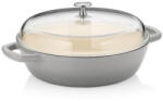 Kela Farm tigaie Calido fontă gri deschis rotund 16.0cm 28.0cm 3.8l