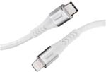 Intenso C315L USB-C Apa - Lightning Apa 2.0 Adat és Töltőkábel - 1.5 m, Fehér (7902002)