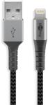 Goobay USB-A - Lightning Adat és Töltő Kábel - 2 m, Szürke (49269)