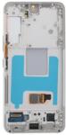  NBA001LCD1011200276622250 Samsung Galaxy S22 5G OLED kijelző érintővel Fehér kerettel, előlap EU verzió (NBA001LCD1011200276622250)
