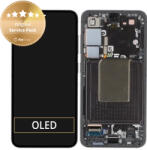 Samsung Galaxy S24 S921B - Ecran LCD + Sticlă Tactilă + Ramă (Onyx Black) - GH82-33287A Genuine Service Pack, Onyx Black