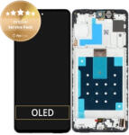 Samsung Galaxy M55 M556B - Ecran LCD + Sticlă Tactilă + Ramă (Black) - GH81-25791A Genuine Service Pack, Black