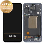 Samsung Galaxy A55 A556B - LCD Kijelző + Érintőüveg + Keret (Awesome Navy) - GH82-34305A Genuine Service Pack
