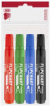 ICO Flipchart marker vízbázisú 1-4mm, vágott Artip 12XXL, 4 klf. szín - delfinbuvar