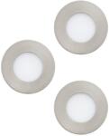 EGLO 98634 Fueva 1 fürdőszobai süllyesztett LED panel, IP44, matt nikkel, 1050 lm, 3000K melegfehér, beépített LED, 3x2, 8W, IP20, IP44 (98634)