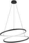 EGLO 901138 Ruotale függeszték, fekete, 5000 lm, 3000K melegfehér, beépített LED, 42W (901138)
