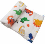 Vaganza takaró wellsoft mintás 70x90cm Dínó - babymax