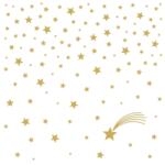 PPD Shooting Star White Gold papírszalvéta 33x33cm, 20 db-os